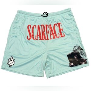Reason Scarface Unisex Shorts - Mint